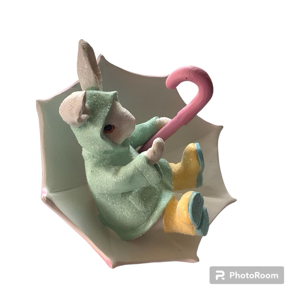 Cotton Tail Lane Glitter Umbrella Bunny
